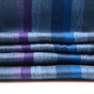 Luxury Alpaca Wool Blanket Striped Blanket